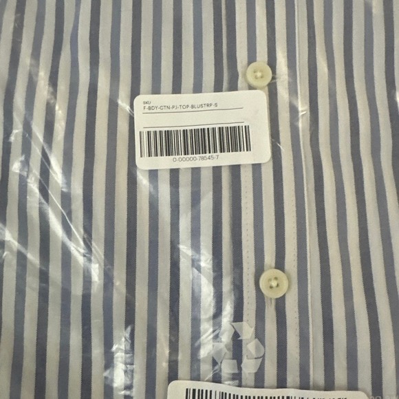 NWT Everlane The Woven PJ Top Boxy Cotton - Small - Picture 2 of 3